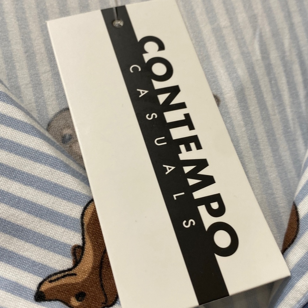 NWT. Contempo Casuals, women’s size large, 2-piece, Doxie pajama set. - Picture 5 of 16